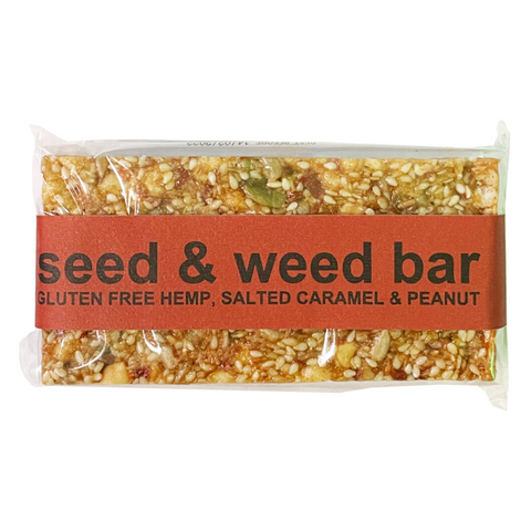 Seed&Weed Gluten Free Hemp, Salted Caramel & Peanut Bar 90g