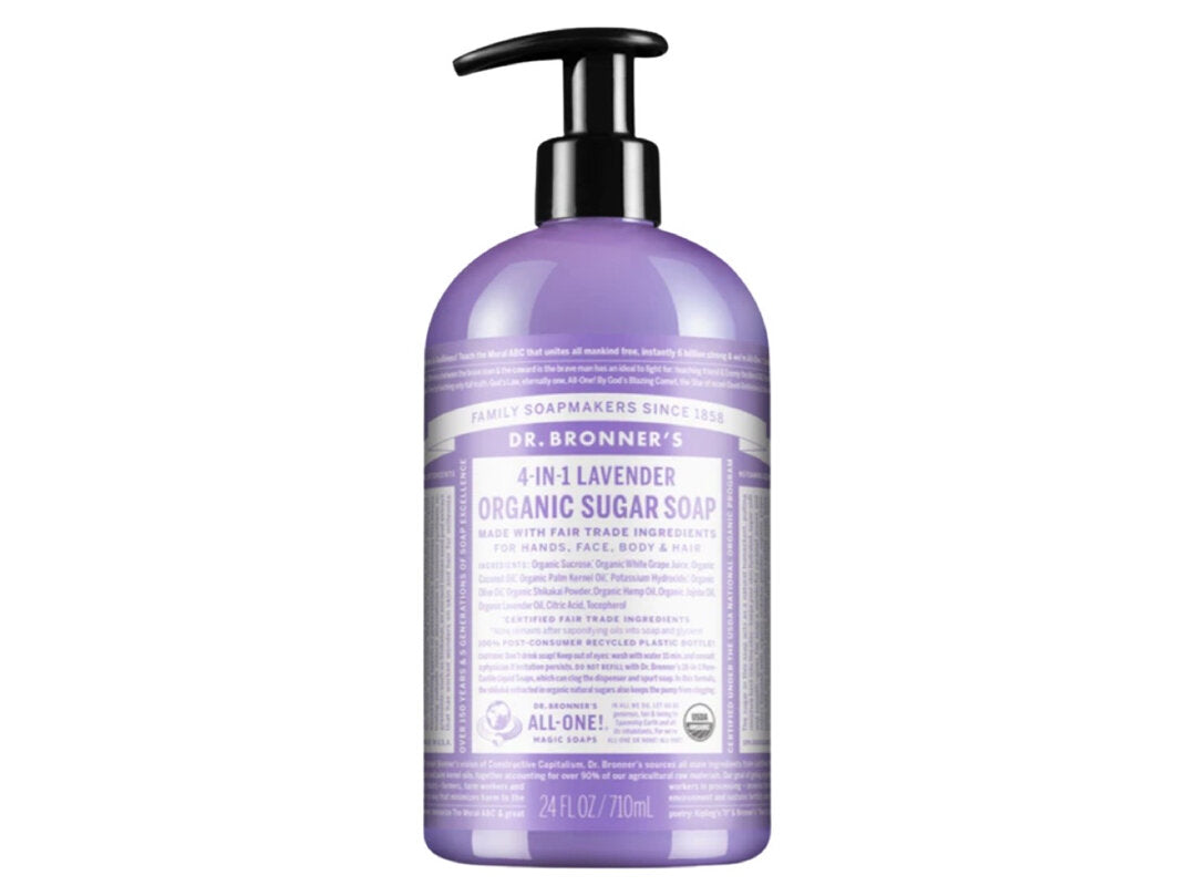 Dr Bronner's 4in1 Sugar Soap Lavender 710ml