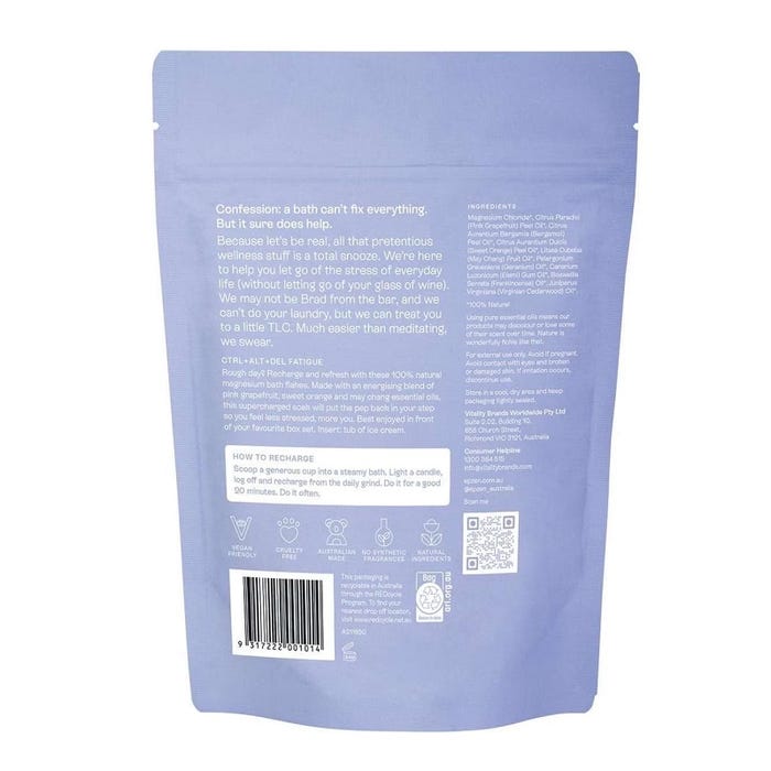 Epzen Magnesium Bath Flakes - Recharge Soak 500g