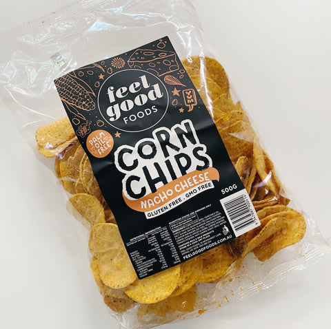 Feel Good Foods Corn Chip Nacho Cheese 500g
