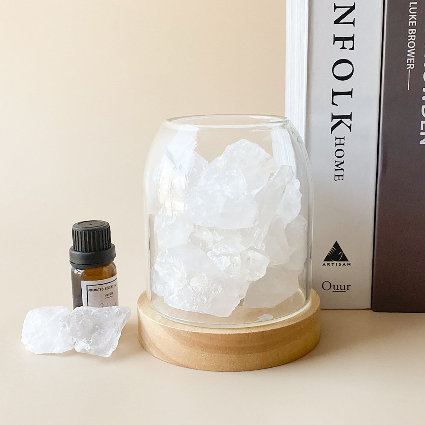 Crystal Diffuser Light - Clear Quartz