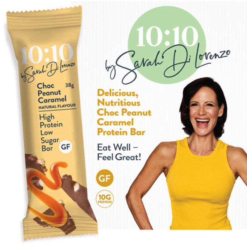 1010 by Sarah Di Lorenzo Protein Snack Bar - Choc Peanut Caramel 38g