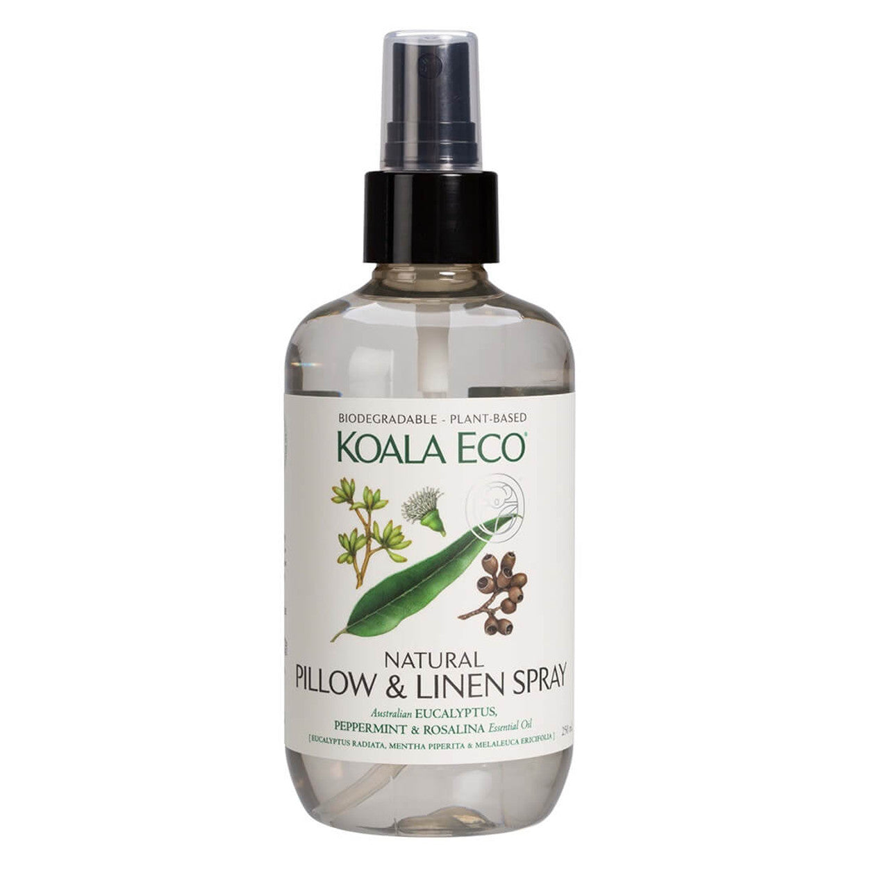 Koala Eco Pillow & Linen Spray Eucalyptus, Peppermint & Rosalina Essential Oil 250ml