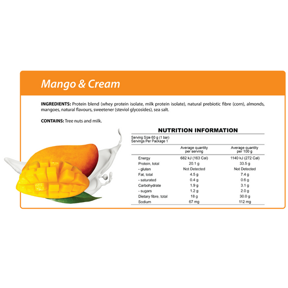 Smart Protein Mango Cream Bar 60g
