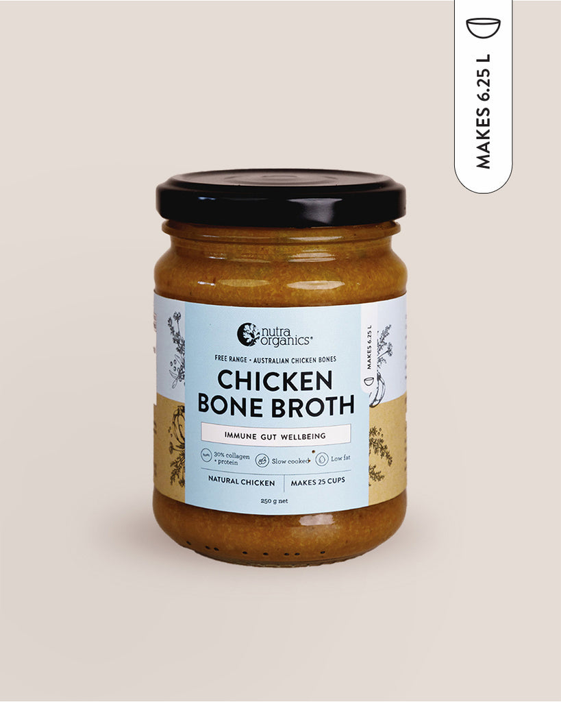 Nutra Organics Chicken Bone Broth Concentrate Natural 250g
