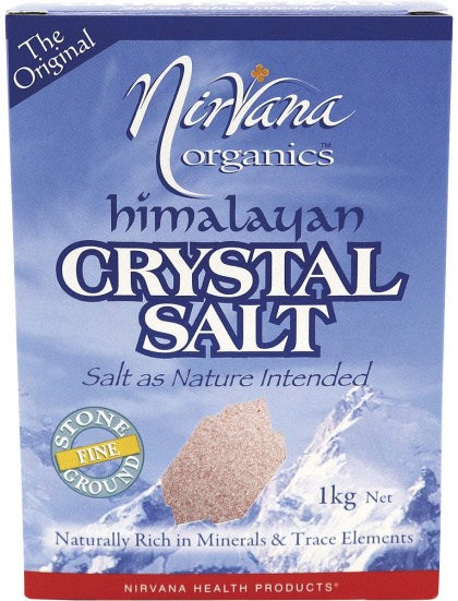 Nirvana Organics Himalayan Salt Fine 1kg