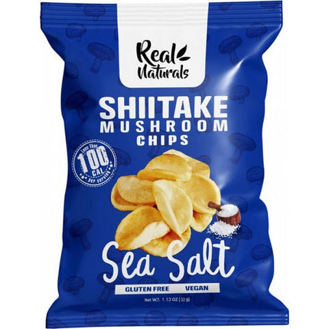 Real Naturals Chips Shitake Mushroom Sea Salt 32g