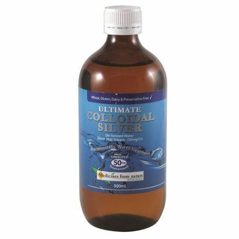 Medicines From Nature Colloidal Silver 50ppm 500ml
