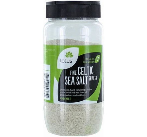 Lotus Sea Salt Celtic Shaker Fine 450g