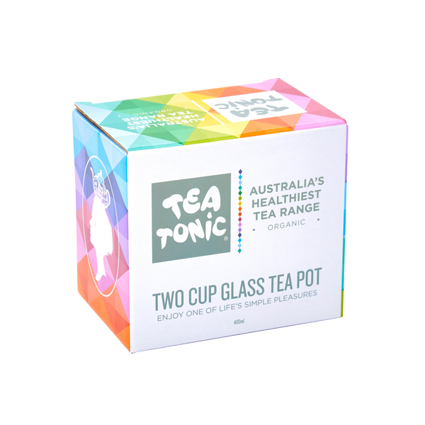 Tea Tonic Glass Tea Pot Square 400ml