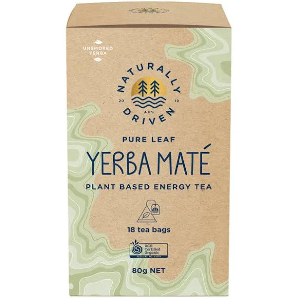 Naturally Driven Organic Yerba Mate 18 tea bags