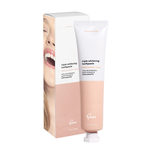 Gem Triple Whitening Toothpaste: Watermelon Mint