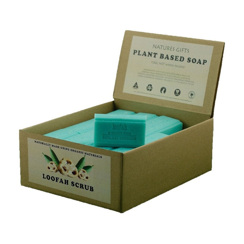 Clover Field Soap Loofah Scrub 100g