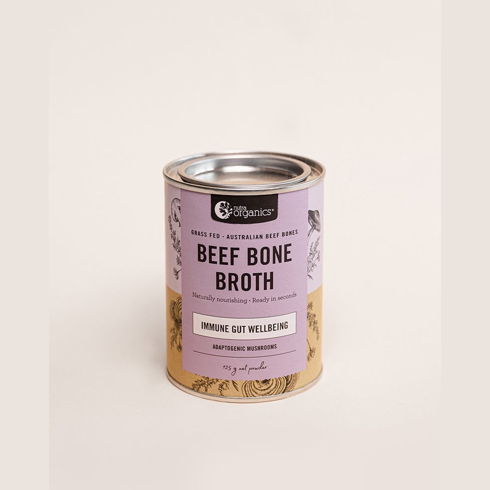 Nutra Organics Beef Broth - Adaptogenic Mushroom 125G