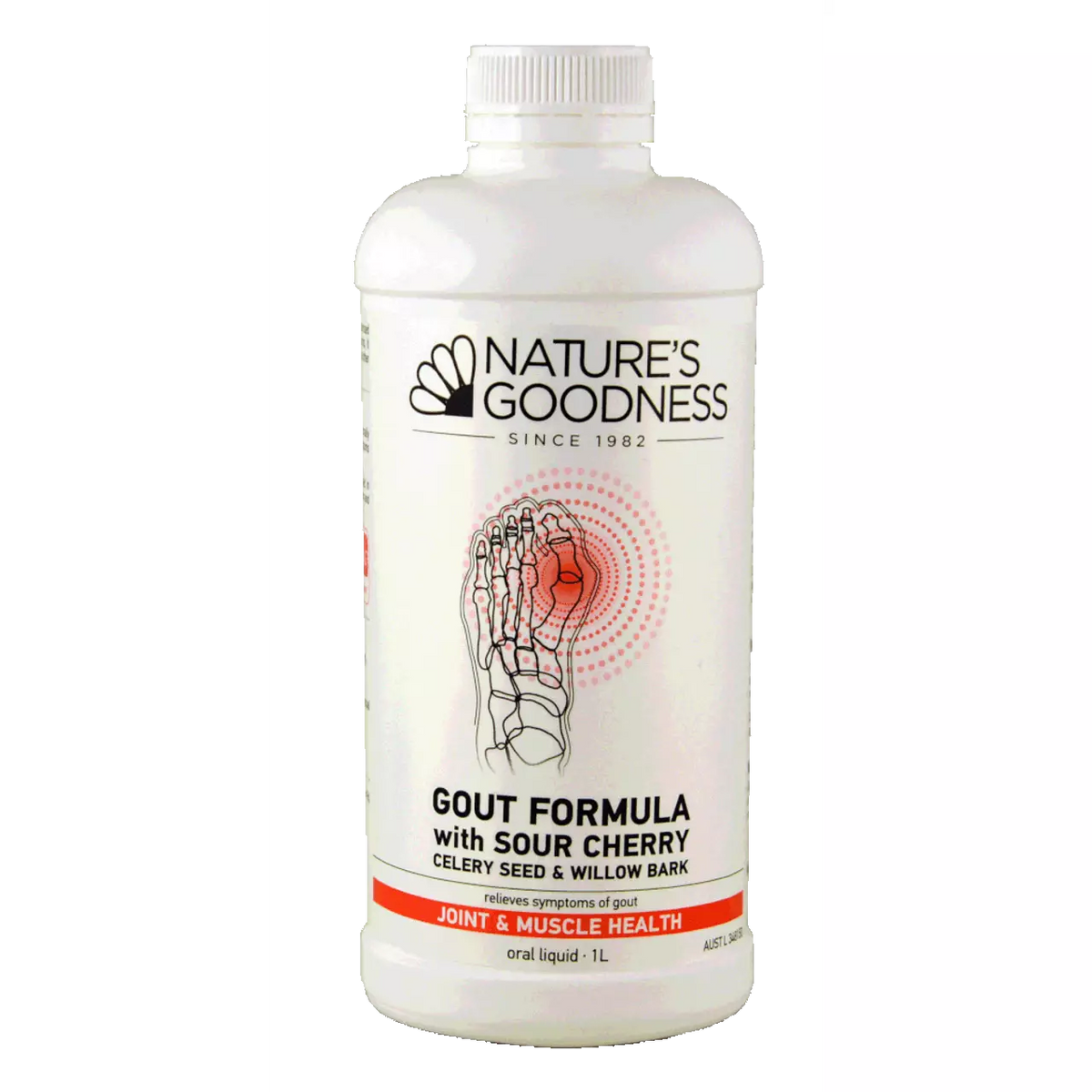 Naturally Good Gout Formula 1L Cherish Health