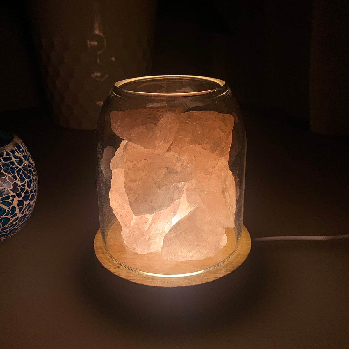 Crystal Diffuser Light - Rose Quartz