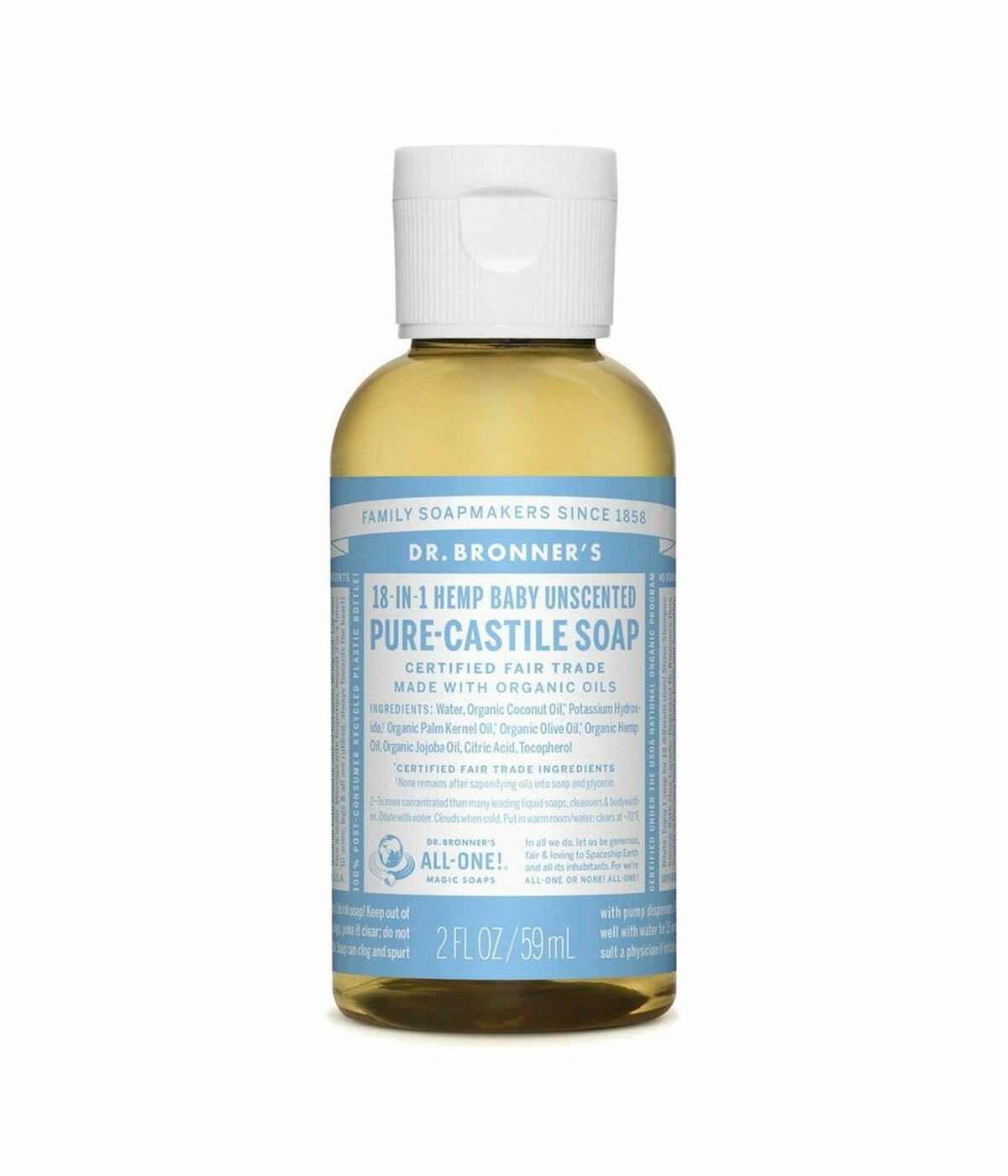 Dr Bonner's Almond Castille 59ml