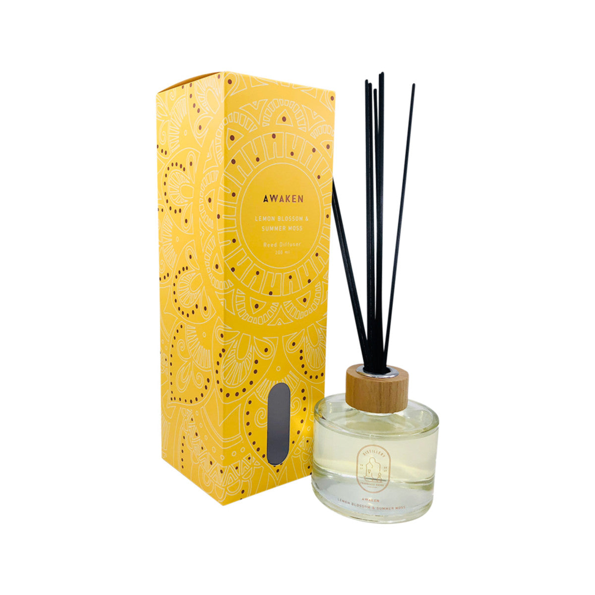 Distillery Fragrance House Reed Diffuser Awaken (Lemon Blossom & Summe Cherish Health