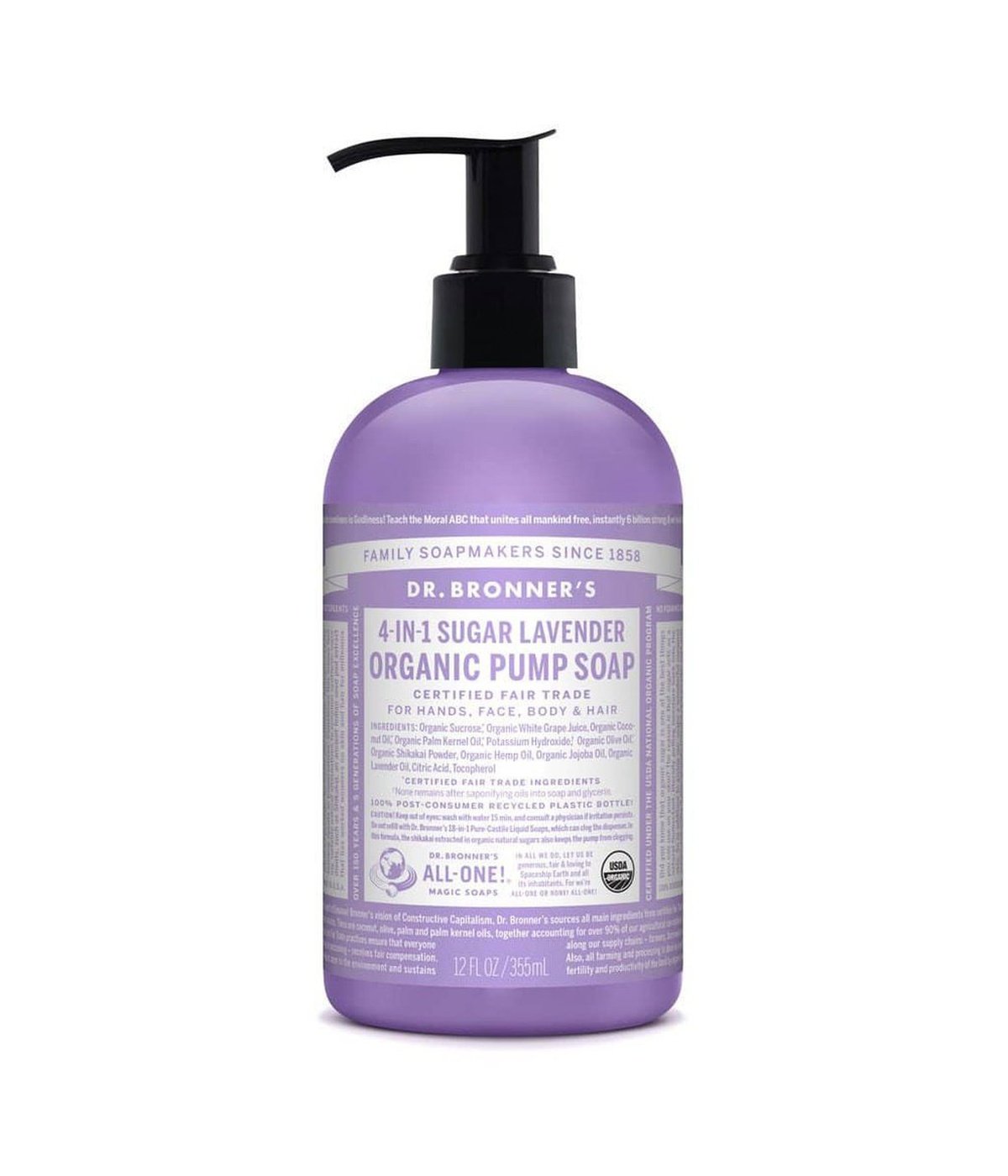 Dr Bonner's Lavender Soap 355ml