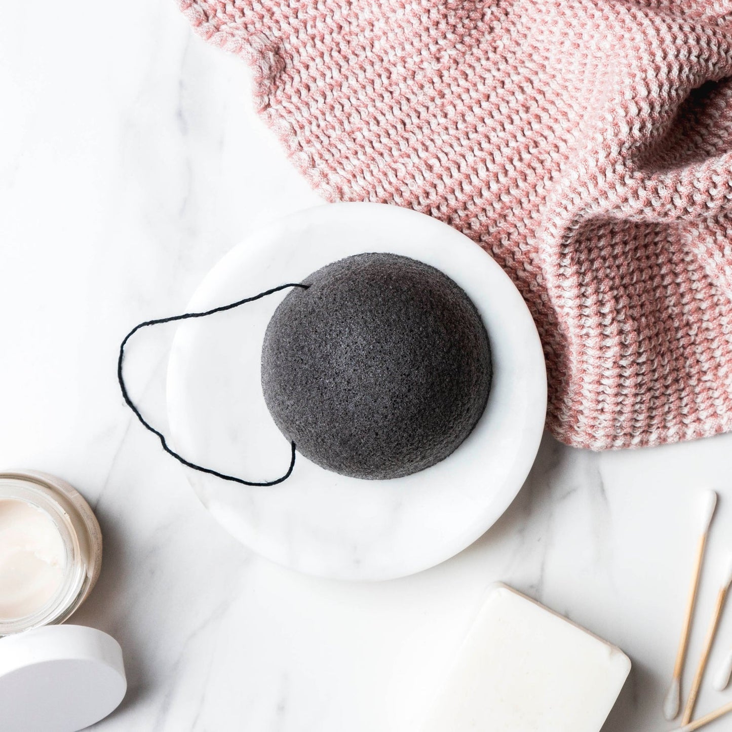 Ever Eco Konjac Facial Sponge - Charcoal