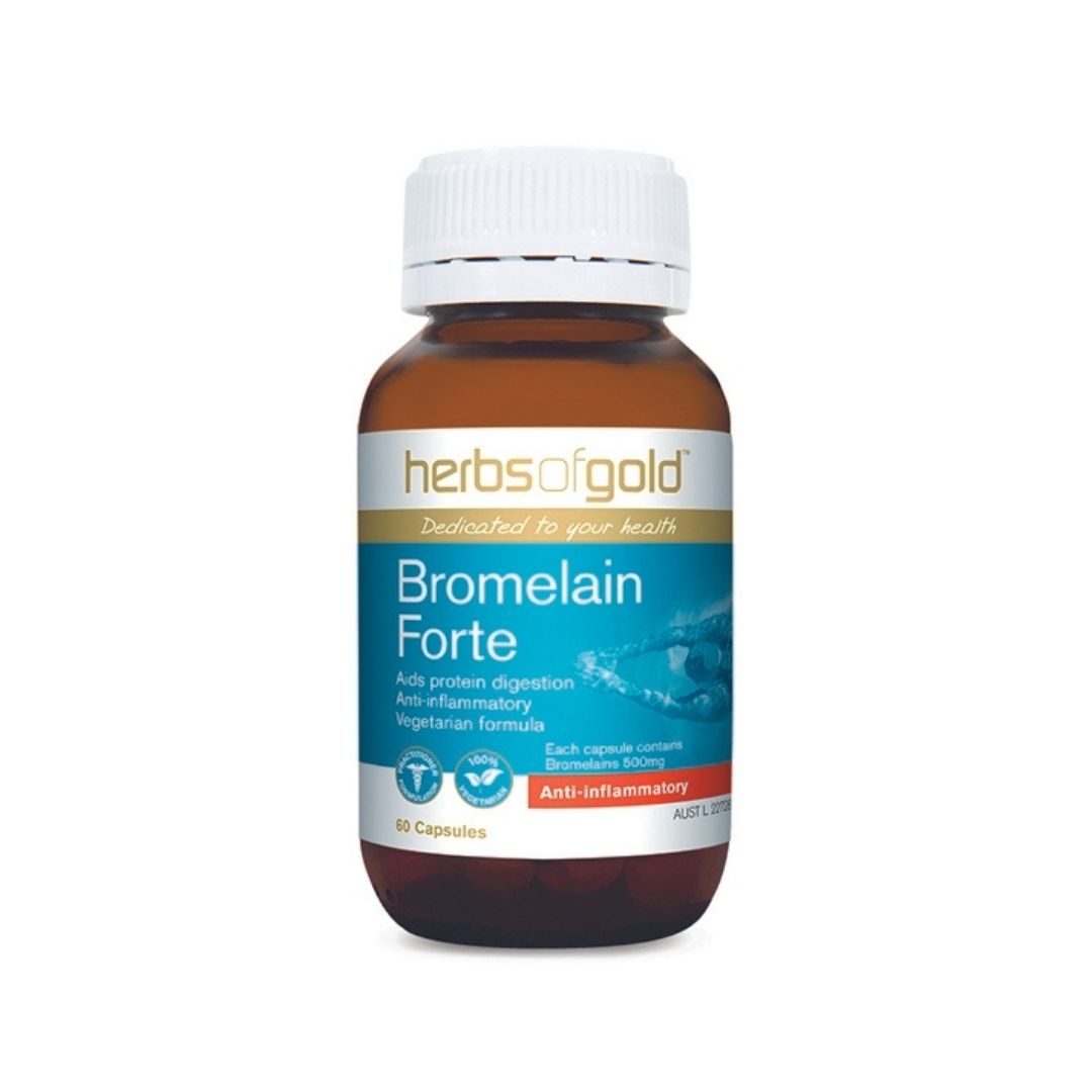 Herbs of Gold Bromelain Forte 60vc