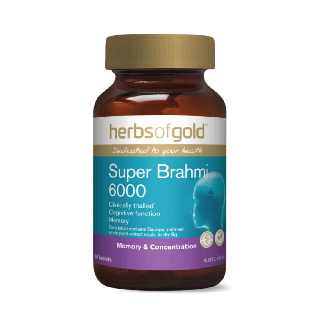 Herbs of Gold Super Brahmi 6000 60t