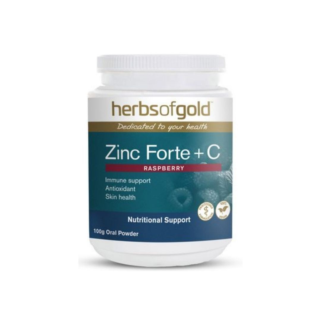 Herbs of Gold Zinc Forte + C 100g