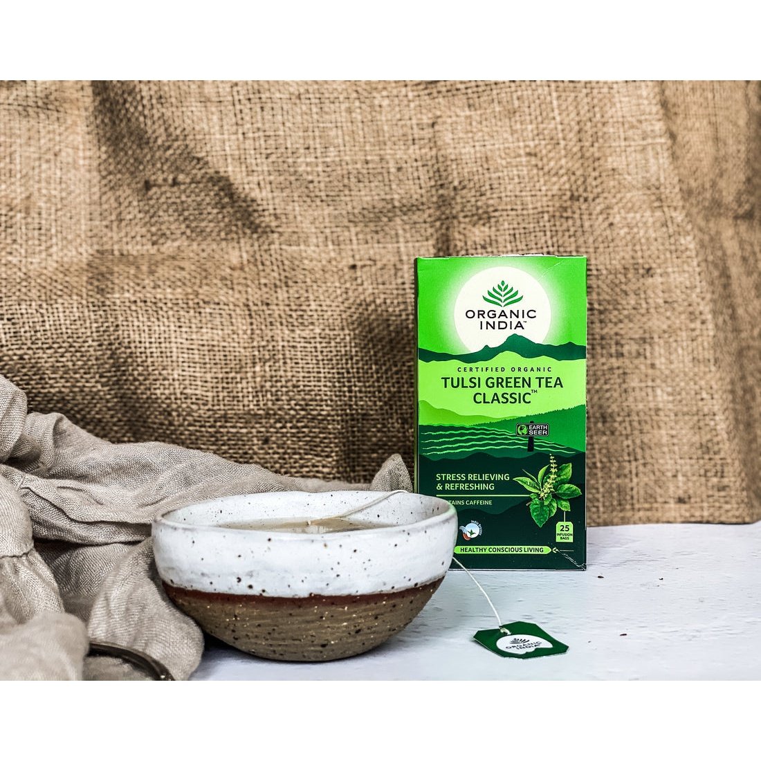 Organic India Tulsi Green 25 tea bags