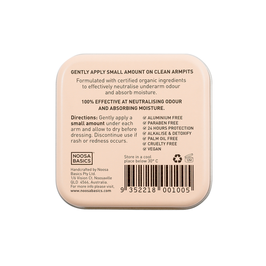 Noosa Basics Deodorant Tin - Coconut & Vanilla 50g