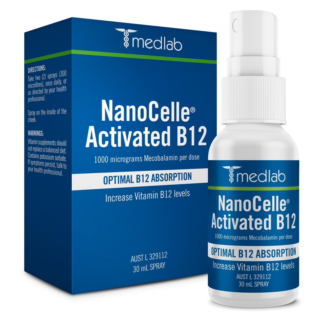 Medlab Nanocelle Activated B12 30