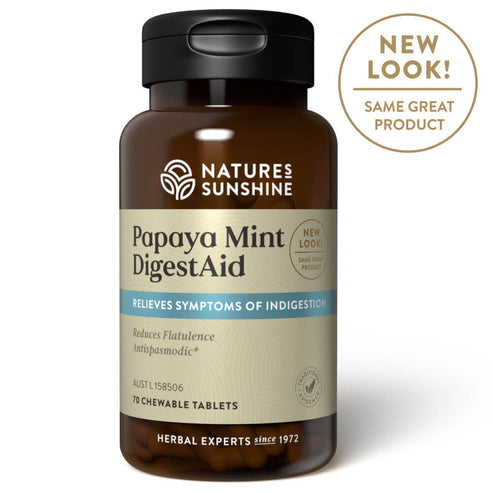 Nature's Sunshine Papaya Mint Digestaid 70t