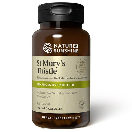 Nature's Sunshine St Mary's Thistle 550mg 100c
