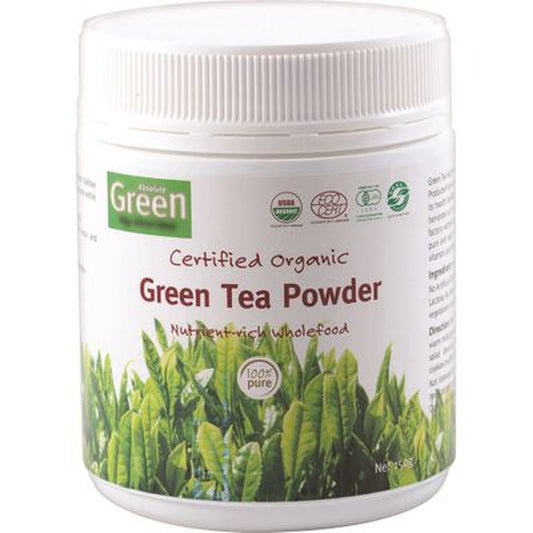 Absolute Green Certified Organic Green Tea Powder 150g