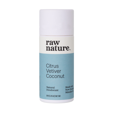 Raw Nature Natural Deodorant Stick Citrus & Vetiver 50g