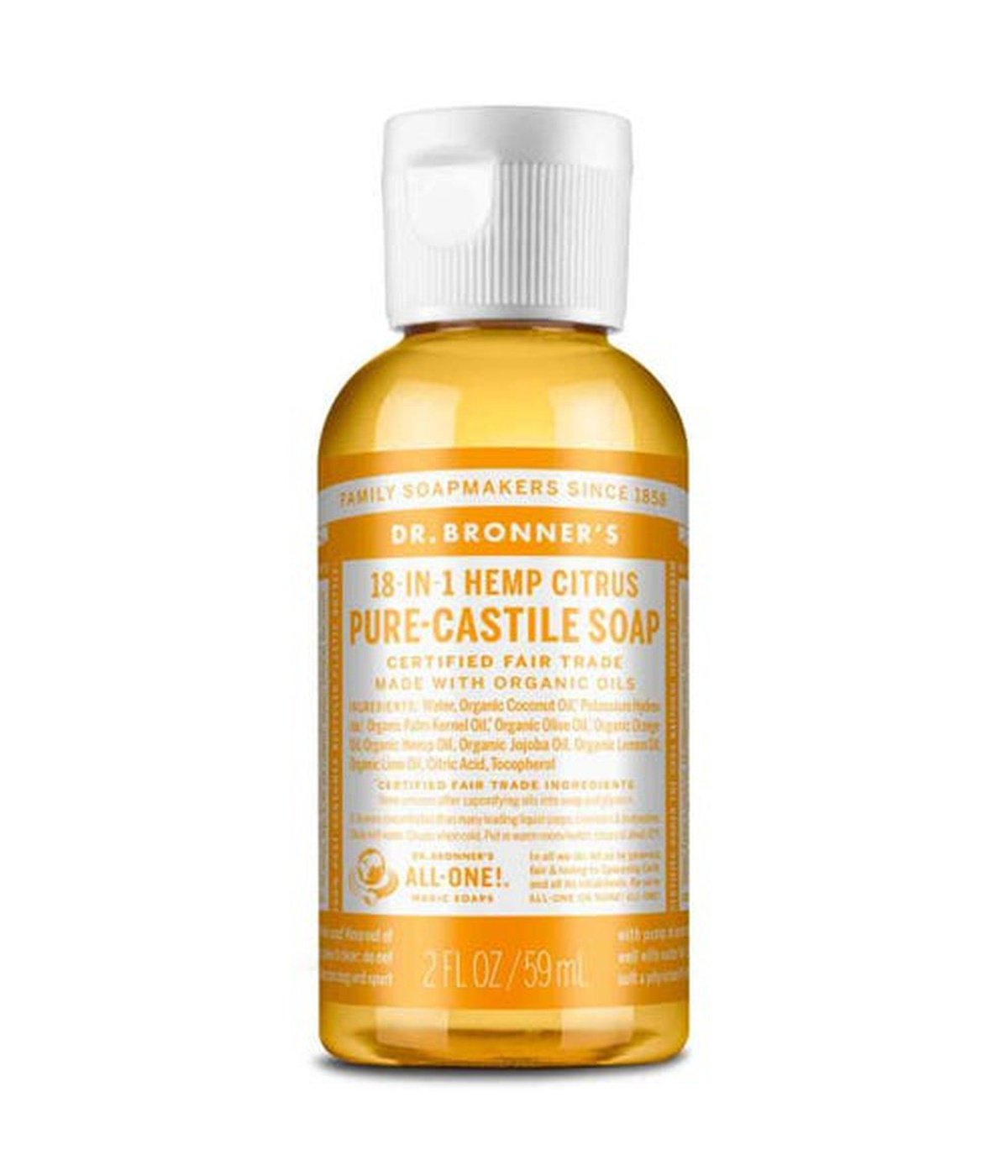 Dr Bronner's Liquid Soap - Citrus (59ml)