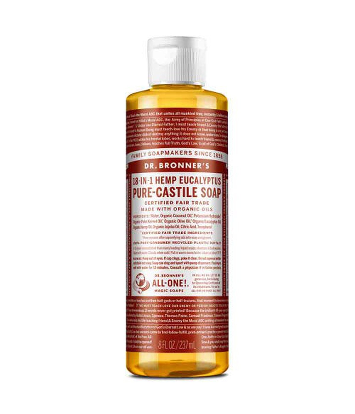 Dr Bronner's Liquid Soap Eucalyptus 237ml