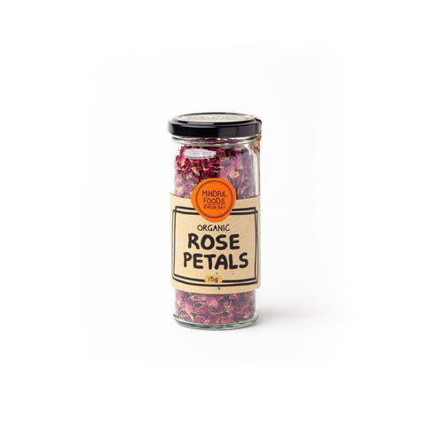 Mindful Foods Org. Rose Petals 15g Jar