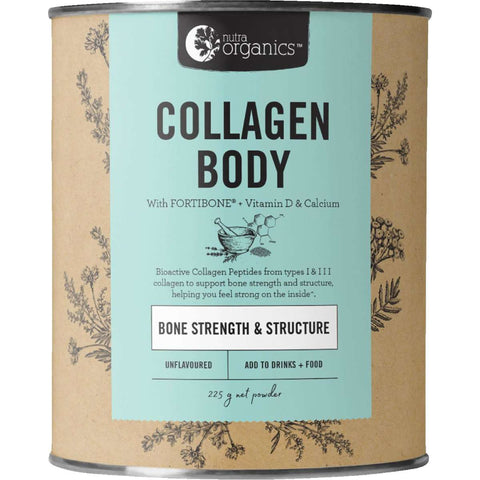 Nutra Organics Collagen Body & Fortibone 225G