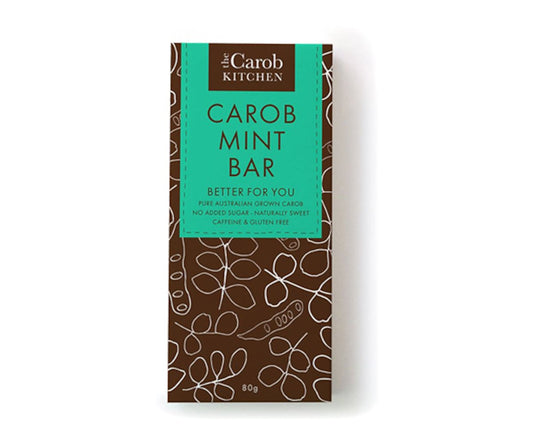 The Carob Kitchen Bar Mint 80g