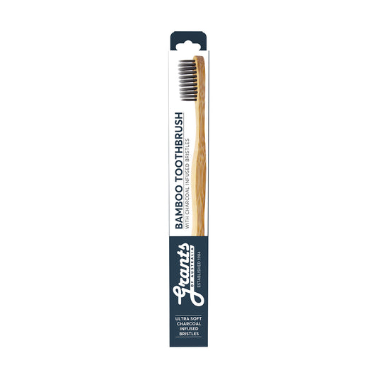 GRANTS Toothbrush Charcoal Adult Ultra Soft