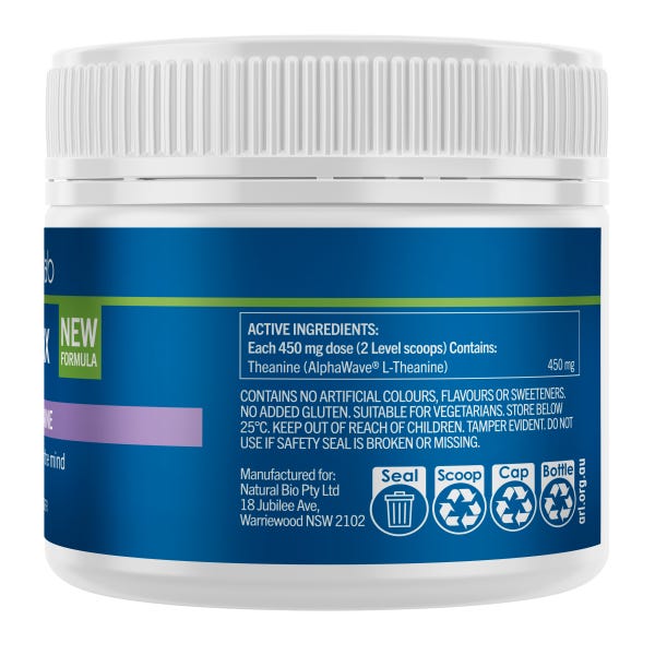 Medlab AlphaRelax High Strength L-theanine 20g