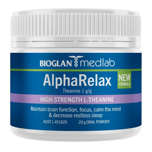 Medlab AlphaRelax High Strength L-theanine 20g