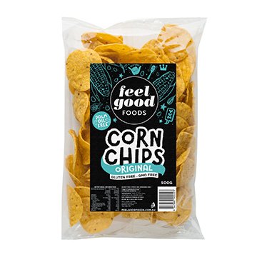 Feel Good Foods Natural Gluten Free Corn Chip 500g