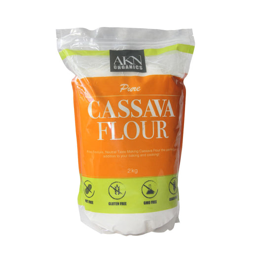AKN Organics Gluten Free Pure Cassava Flour 1kg