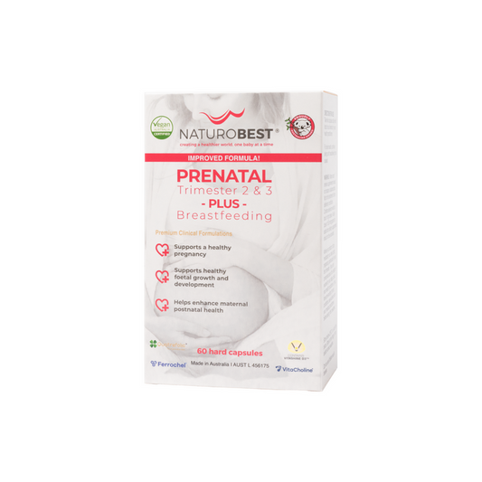 NaturoBest Prenatal Trimester 2&3 Breastfeeding 60c