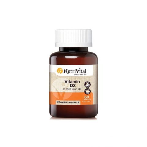 Nutrivital Vitamin D3 60 capsules