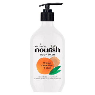 Earthwise Body Wash Orange Cedarwood & Sage 1L