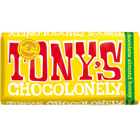 Tony's Chocolonely Honey Almond Nougat 180g