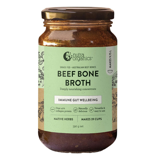 Nutra Organics Concentrate Beef Broth Herb 390g