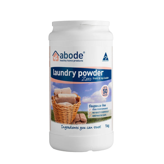 Abode Laundry Powder Fragrance Free 1kg